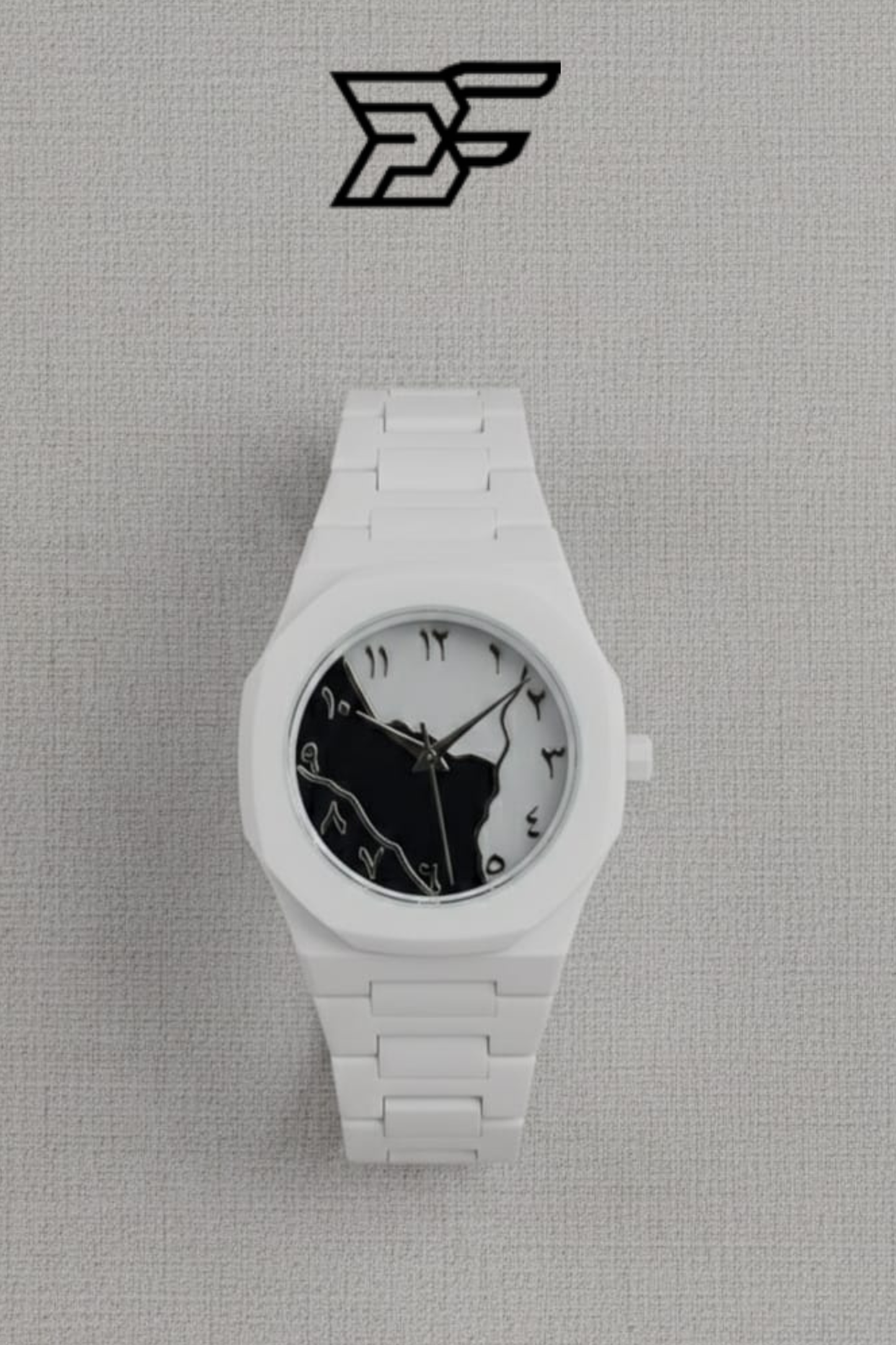 Stylish Arabic Aura Watch At Bro's Fashion - White