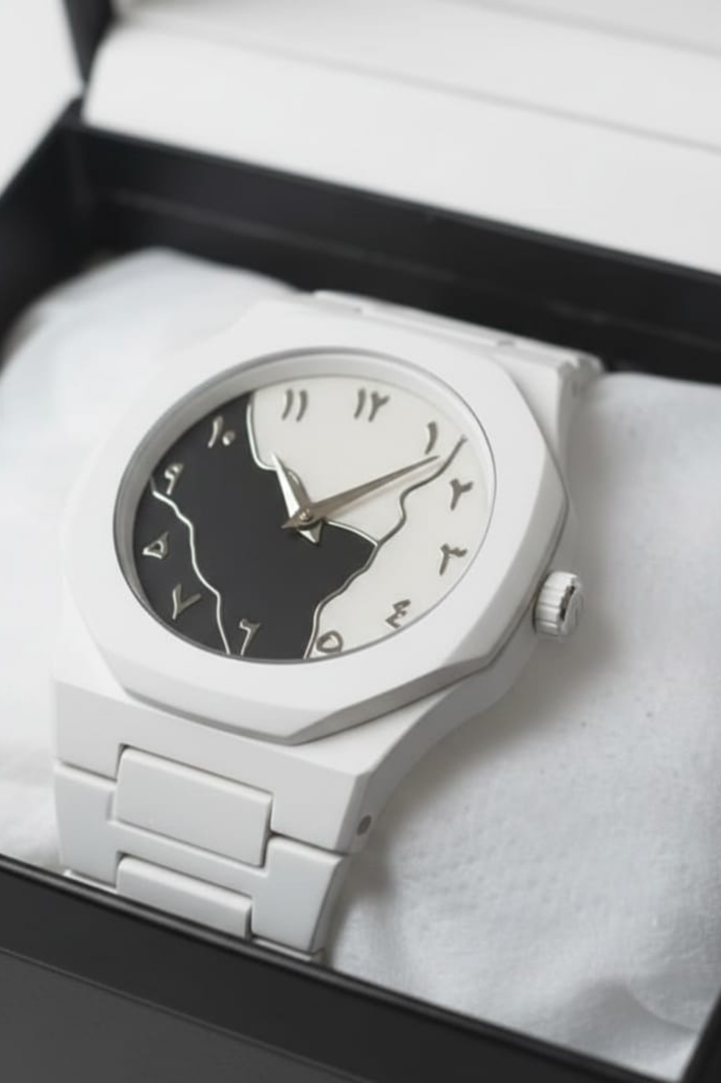 Stylish Arabic Aura Watch At Bro's Fashion - White