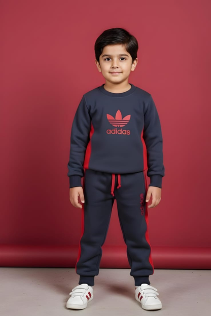 Luxury Kid's Winter Tracksuit - Adidas Style