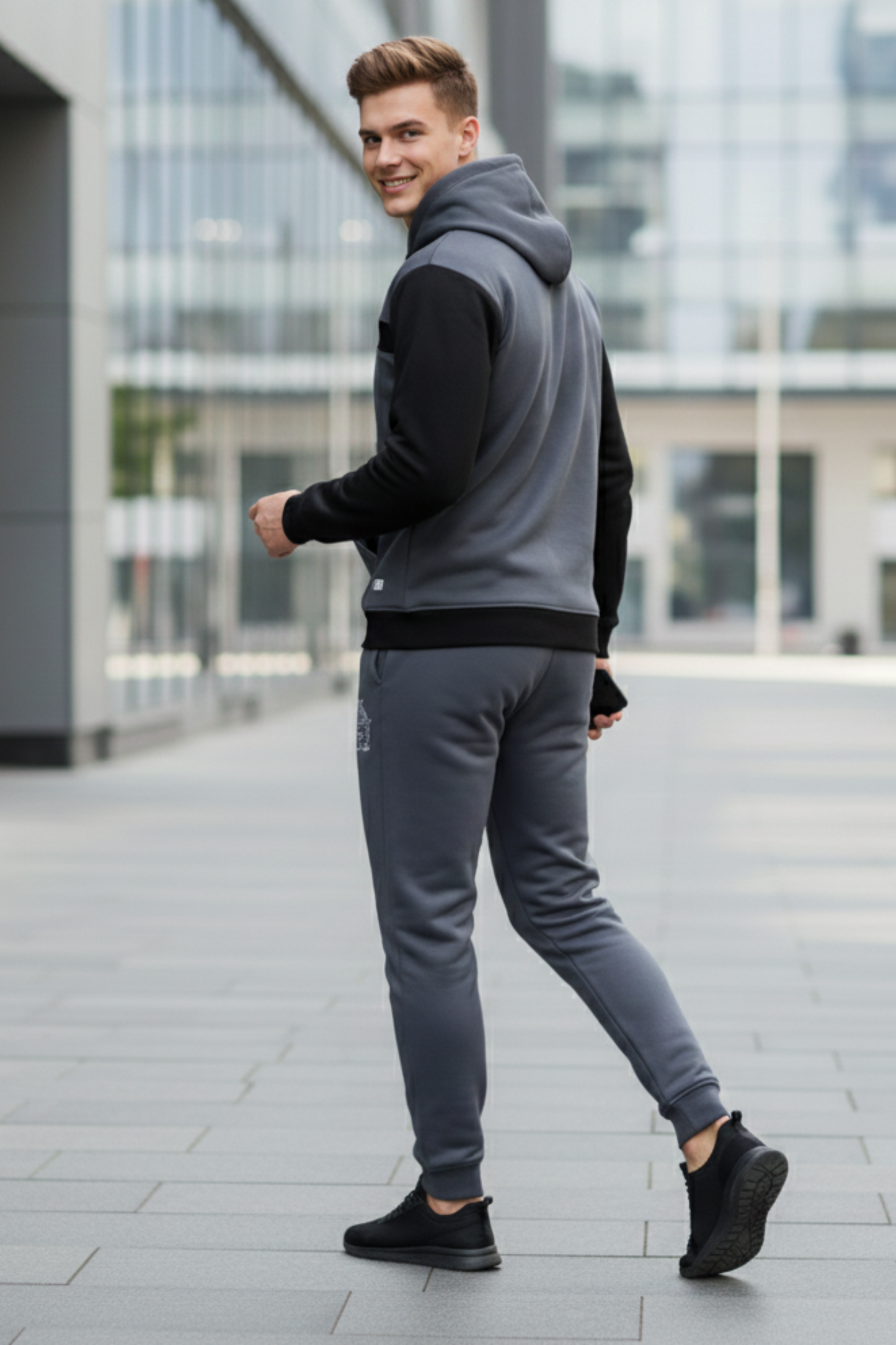 Plane Wise Polyester Winter Tracksuit