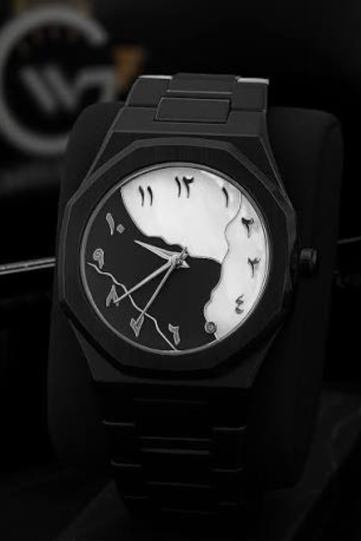 Black & White Dial Aura Watch At Bro's Fashion
