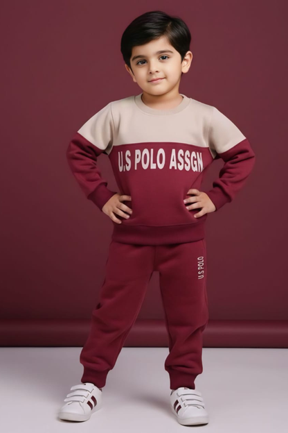 Luxury Kid's Winter Tracksuit - Adidas Style Regular price
