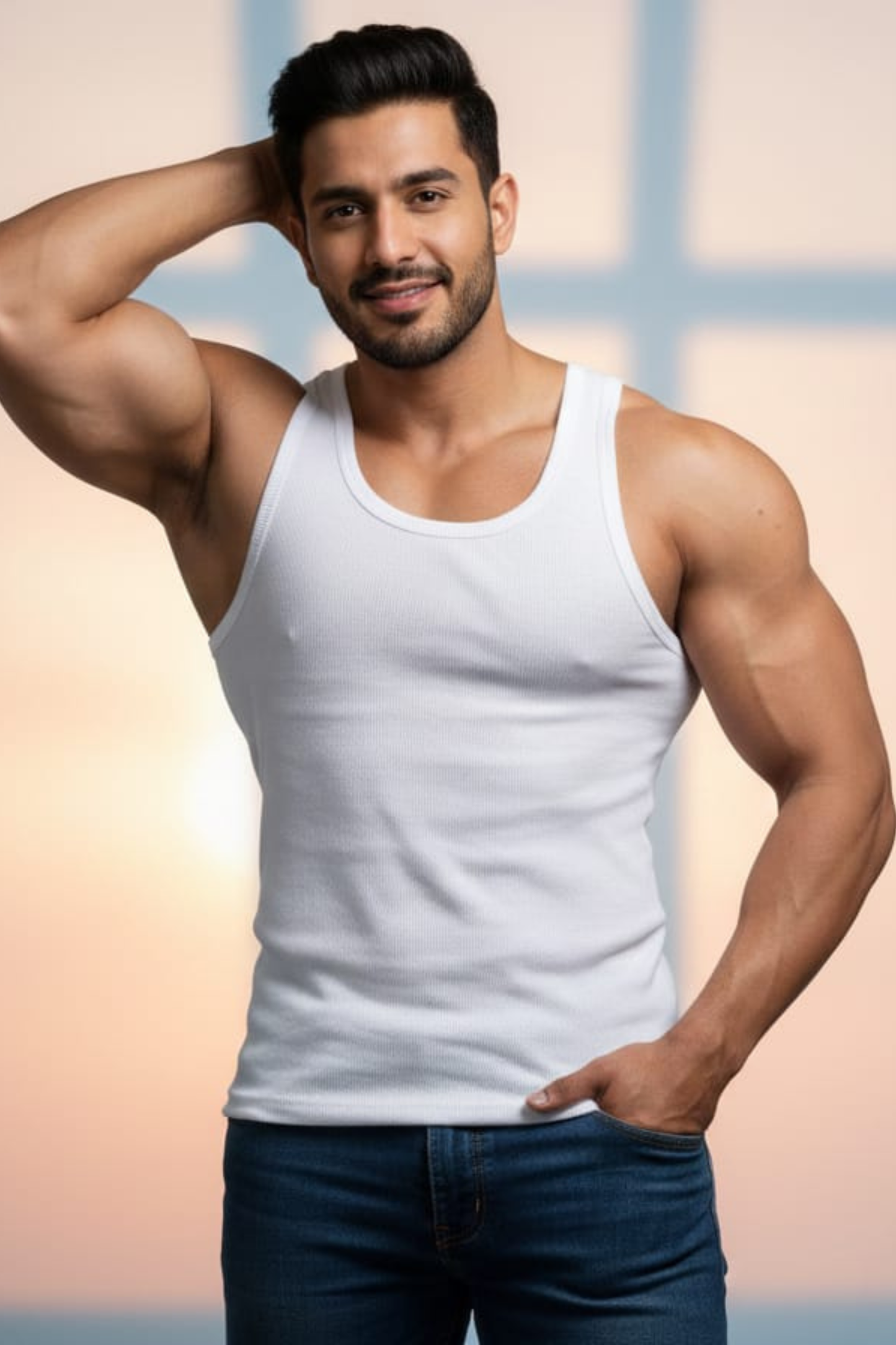 Men’s Tanks Top Pack of Three - White