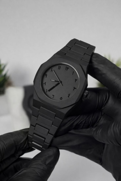 Stylish Arabic Aura Watch At Bro's Fashion - Black