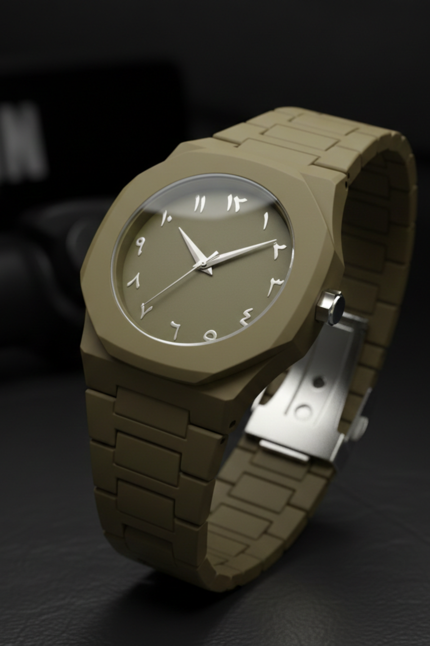 Stylish Arabic Aura Watch At Bro's Fashion -Royal Blue