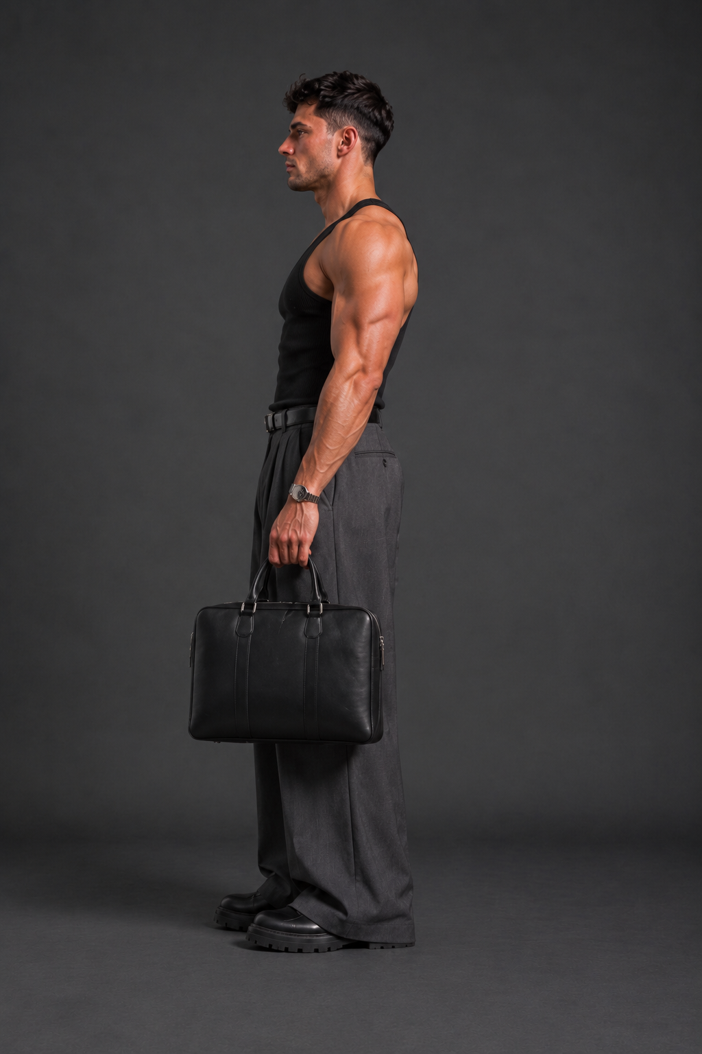 Men's Tank Top Pack of Three - Black